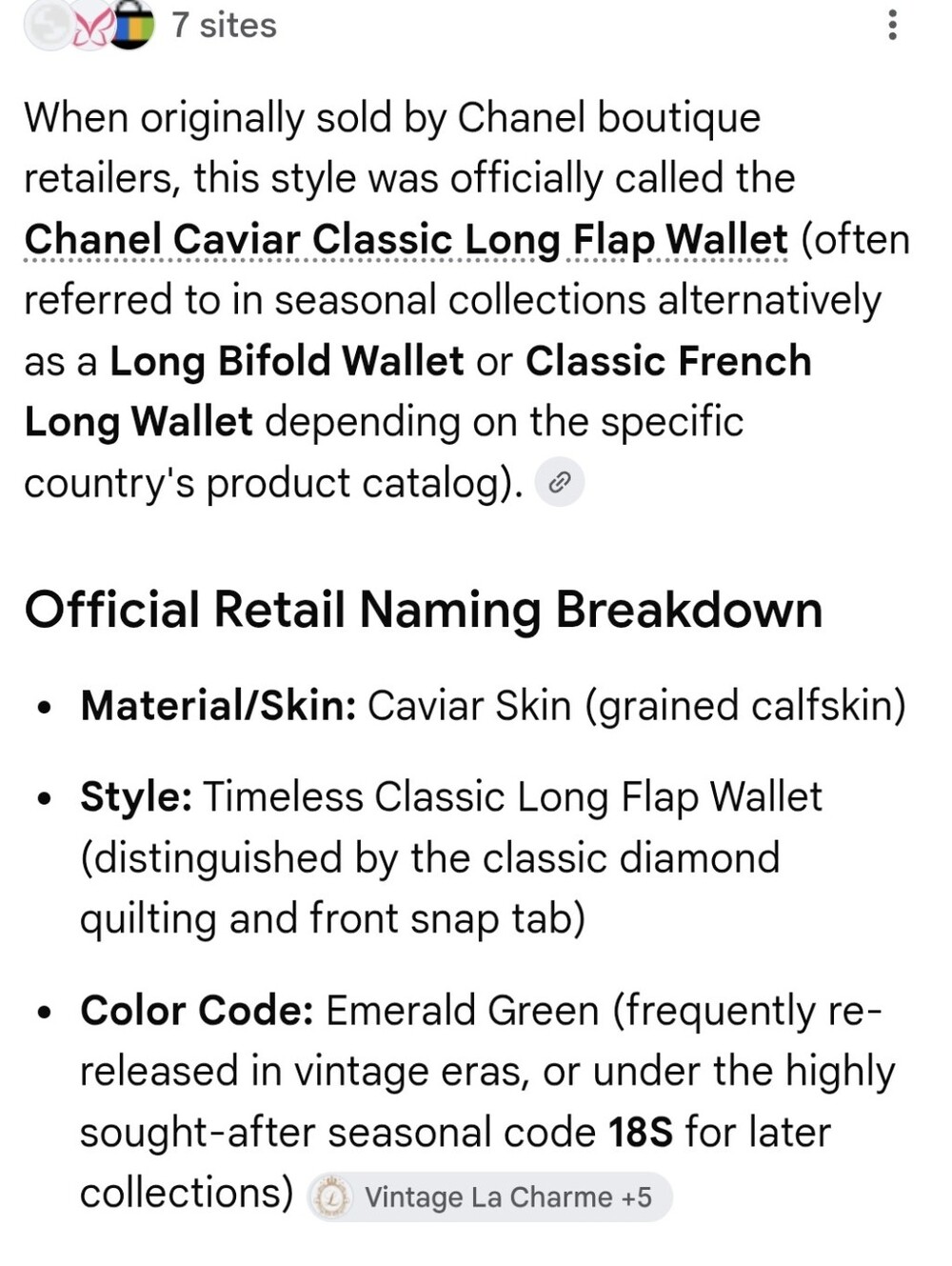 Vintage Chanel Caviar Classic Long Flap Wallet in Emerald Green - WITH COA - Picture 12 of 16